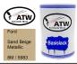 Preview: Ford, Sand Beige Metallic, 8M / 5983: 500ml Lackdose, von ATW Autoteile West.